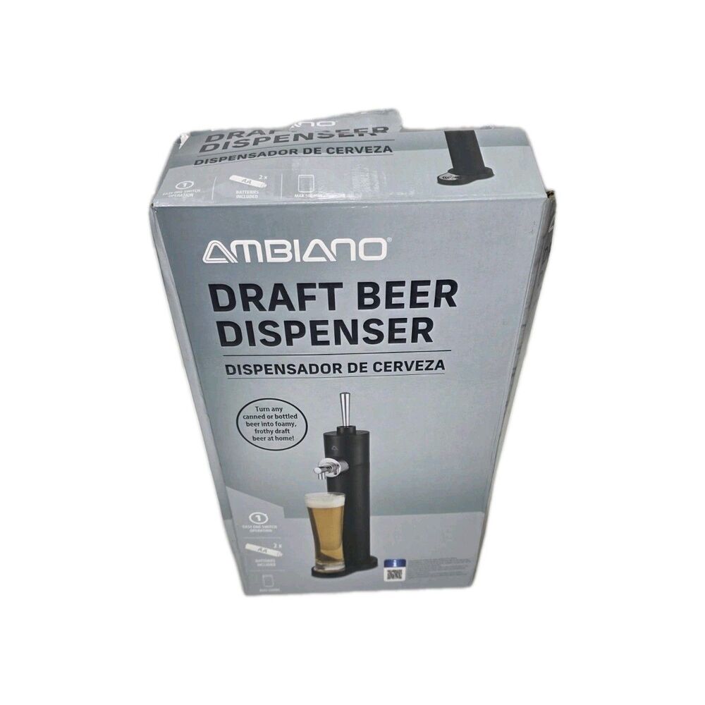 Ambiano Draft Beer Dispenser Brand New- Turn Any Canned Beer Into Draft At Home